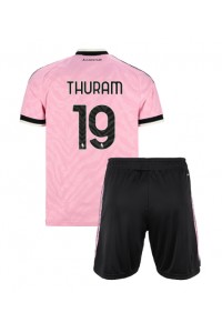 Juventus Khephren Thuram #19 Babyklær Borte Fotballdrakt til barn 2026-27 Korte ermer (+ Korte bukser)